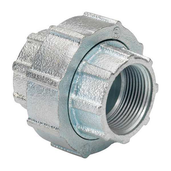Threaded Coupling, Iron, 3/4