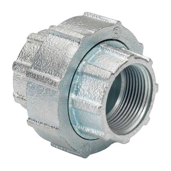 Threaded Coupling, Iron, 1-1/2