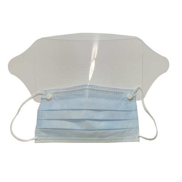 Face Mask with Eye Shield, PK25
