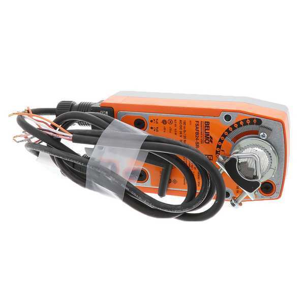 Fire & Smoke Actuator, Damper, 180 in-lb