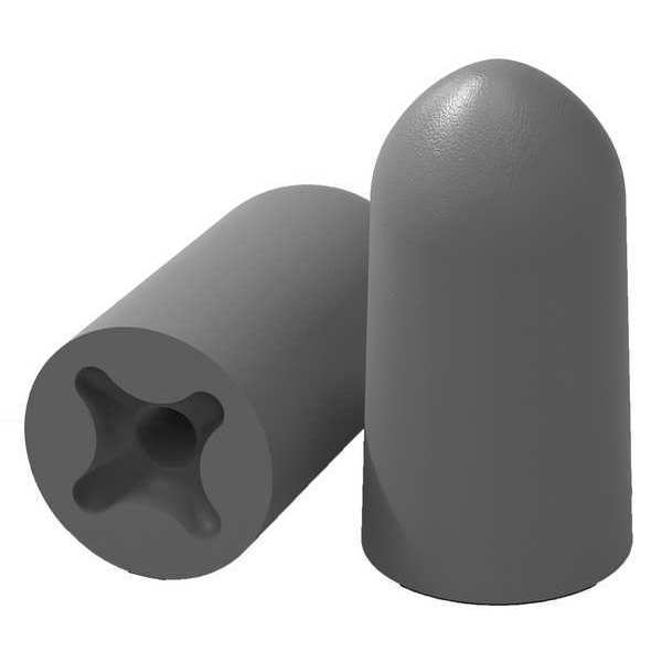 Ear Plugs, Uncorded, Gray, PK60
