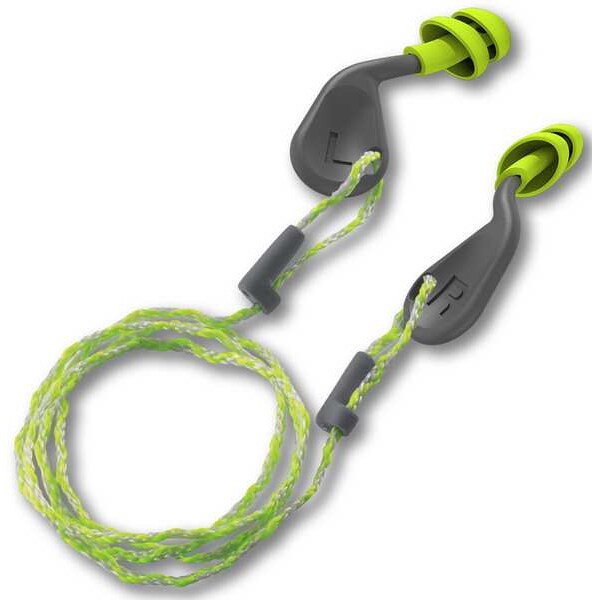 Ear Plugs, Corded, Yellow, PK48