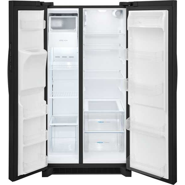 Refrigerator, Black, Automatic Defrost