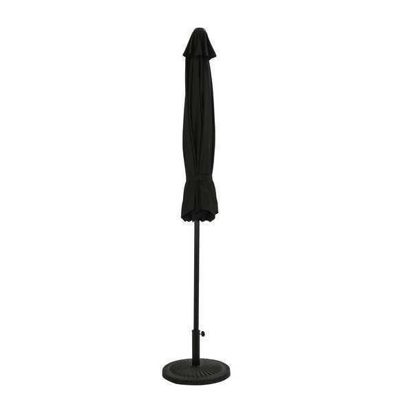 OCTAGON AUTO TILT UMBRELLA BLACK