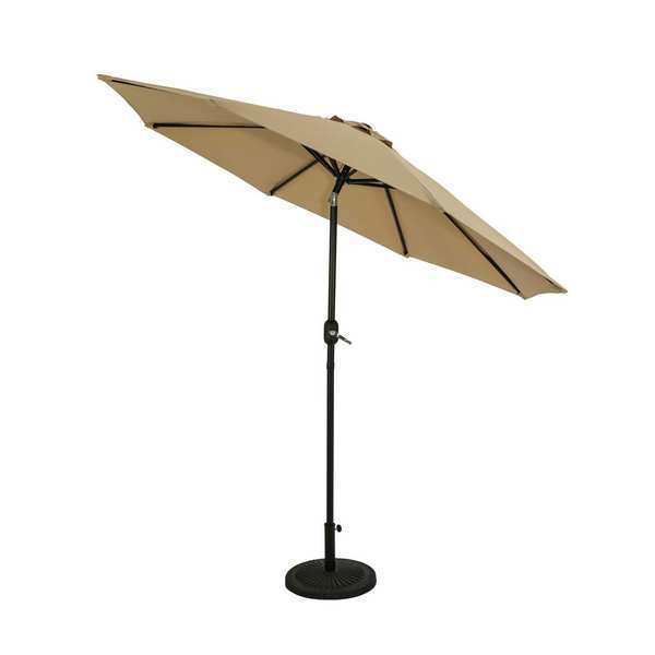 OCTAGON AUTO TILT UMBRELLA CHAMPAGNE
