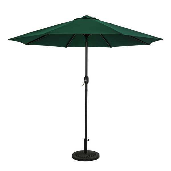 OCTAGON AUTO-TILT UMBRELLA HUNTER GREEN