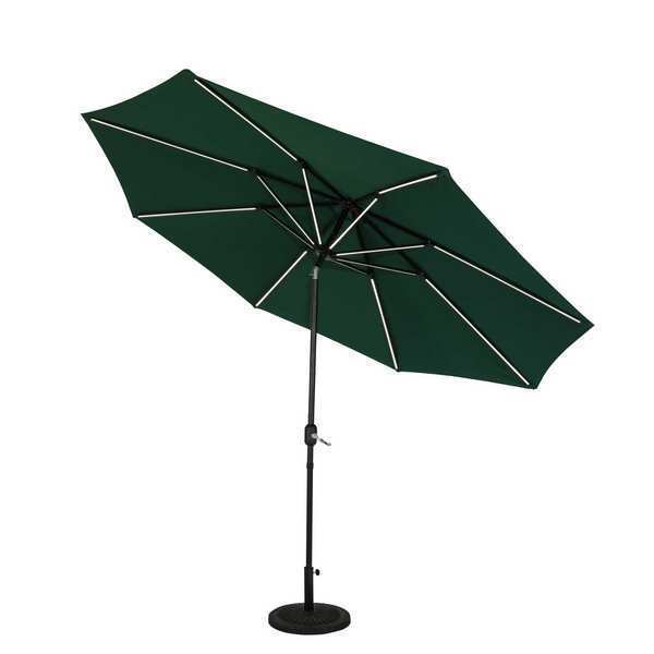 OCTAGON UMBRELLA W/ LED STRIP LIGHTS