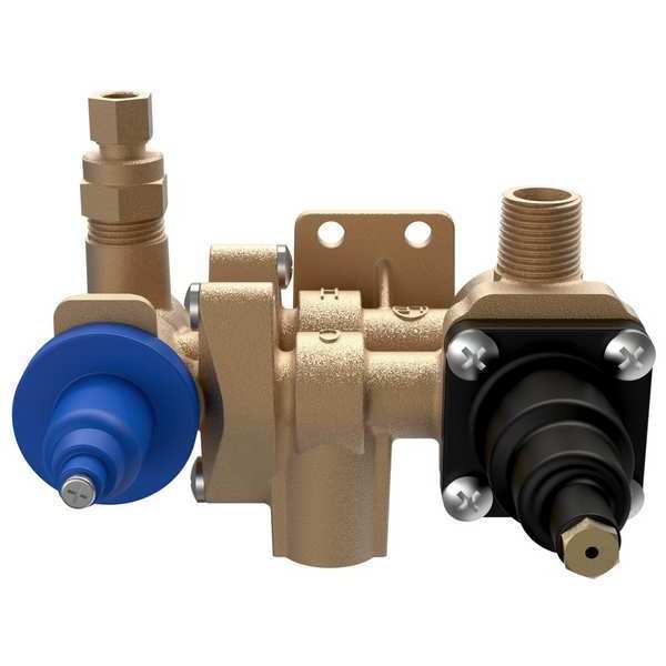 Thermostatic Mixing Valve, Bronze