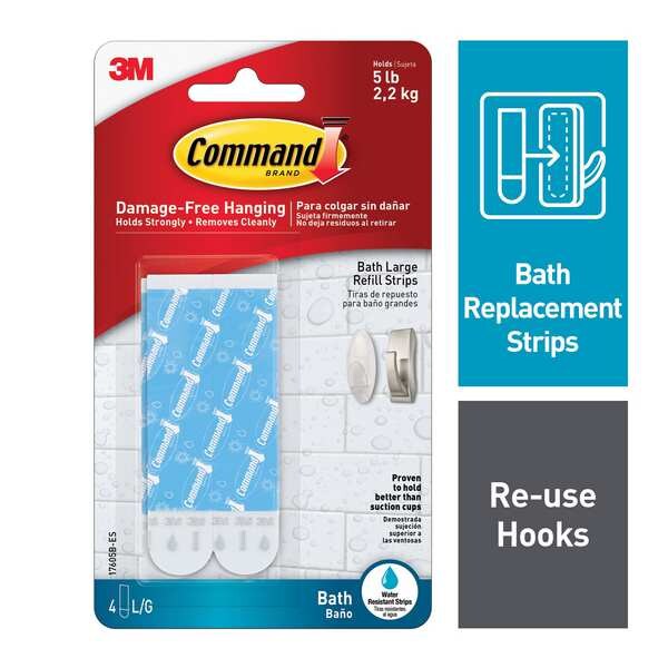 Large Water Resistant Refill Strips, PK4
