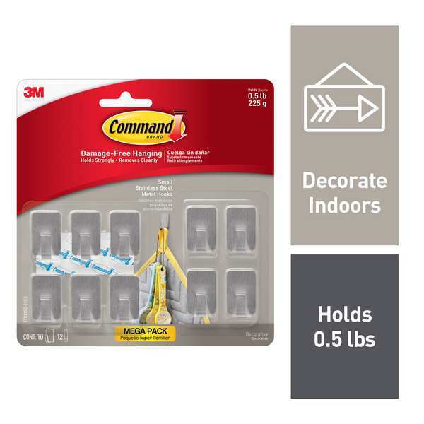 Decorative Hook, SS, PK10