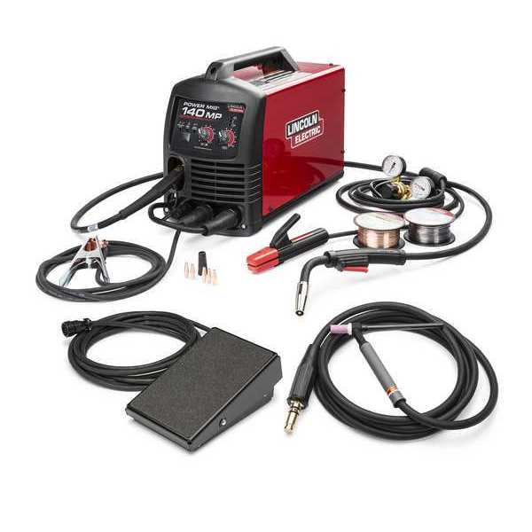 Multiprocess Welder, Power MIG 140MP, Single-Phase, 120V AC