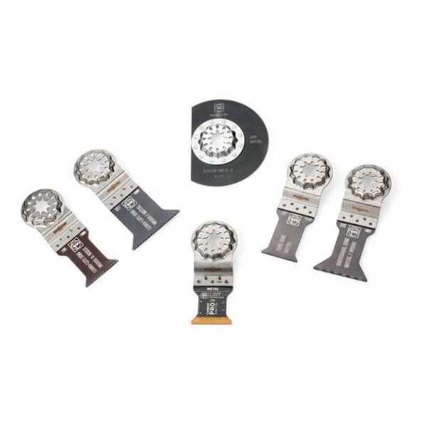 Oscillating Tool Blade Set, 6 Blades