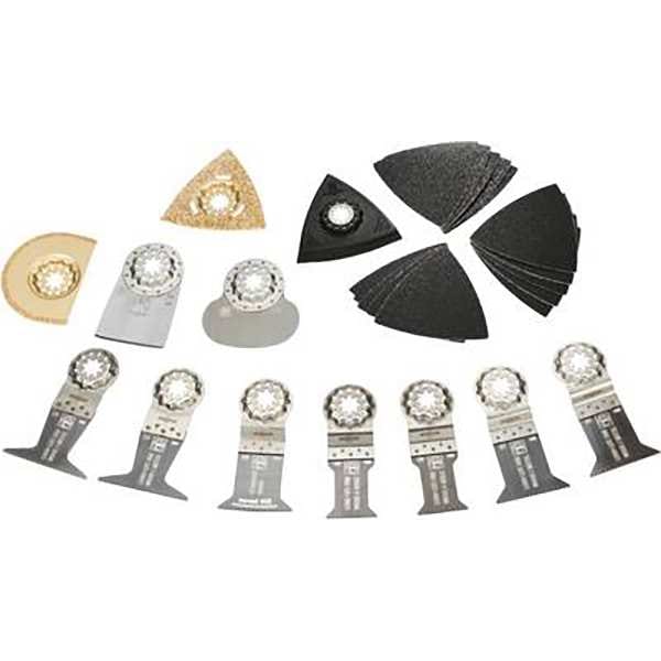 Oscillating Tool Blade Set, 26 Blades