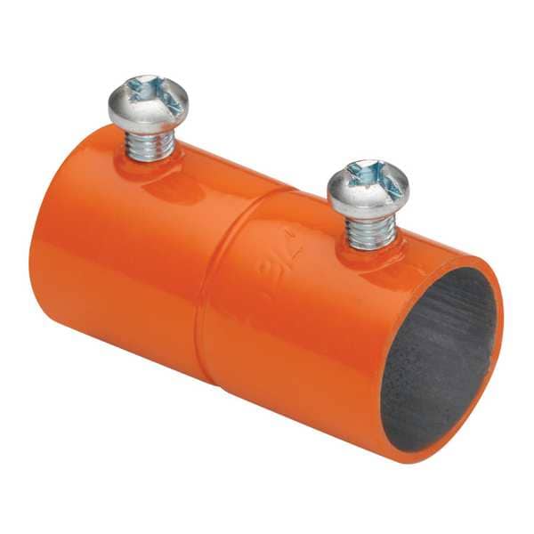 Set Screw Coupling, EMT, Steel, 1 1/2