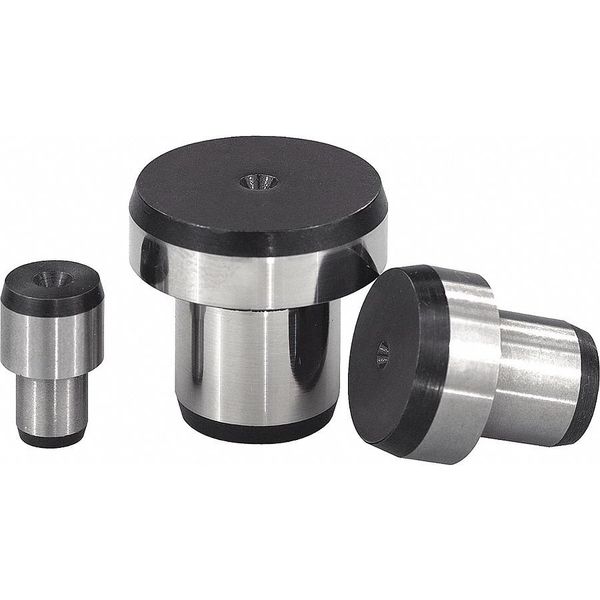 Positioning Pin Cylindrical D1= 25 Tool Steel, Black Oxidized, Ground, D2= 16