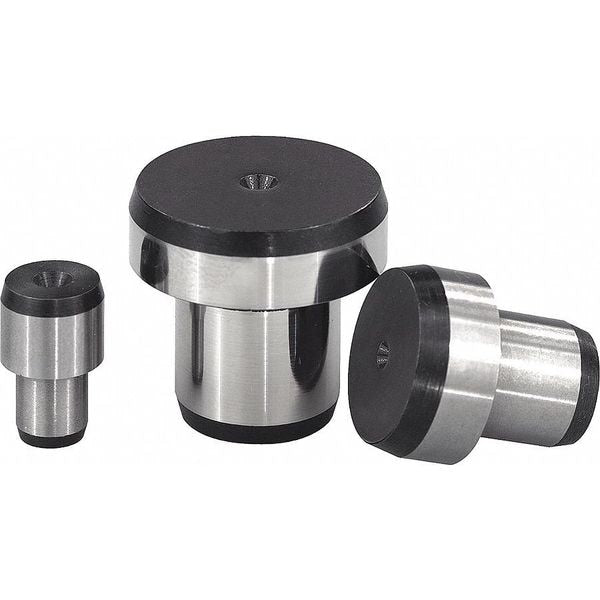 Positioning Pin Cylindrical D1= 14 Tool Steel, Black Oxidized, Ground, D2= 8