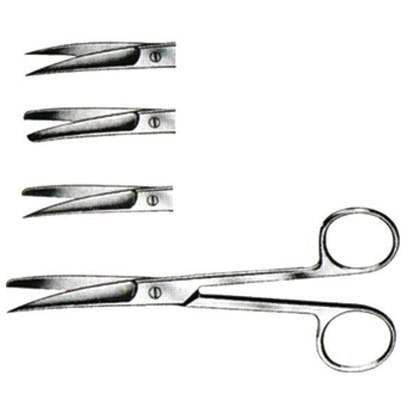 Operating Scissors, S/B, Curved, 6.5