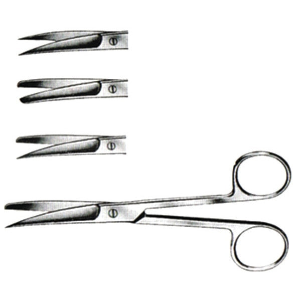 Operating Scissors, S/S, Curved, 5.5