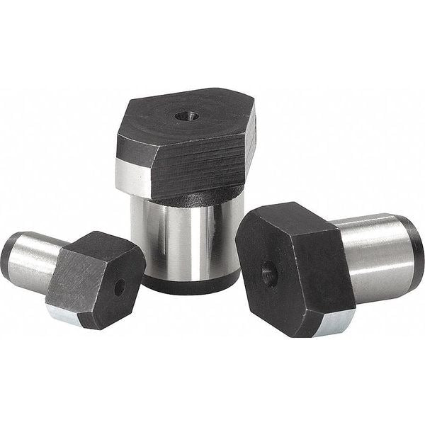 Positioning Pin Free-Milled D1= 14 Tool Steel, Black Oxidized, Ground, D2= 8