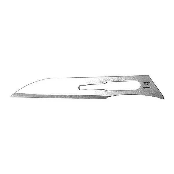 Lab Scalpel Blades, Size 14, Box of 100