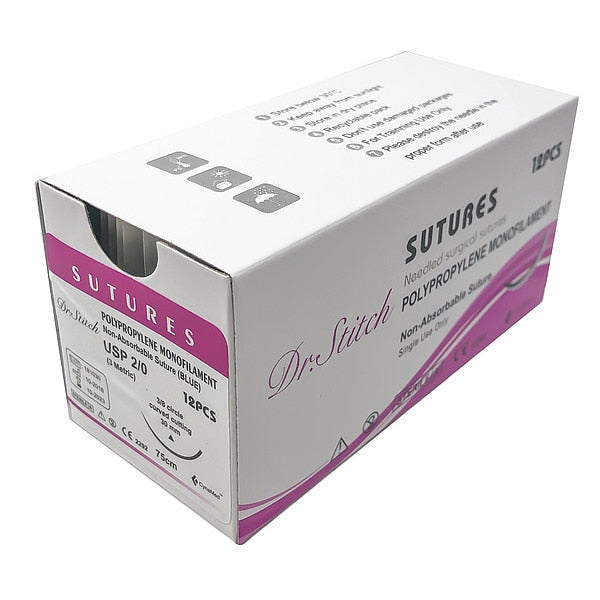 Training Sutures with Thread, Polyp, 2/0