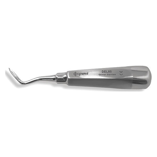 Dental Root Tip Elevator, DEL 80, Gold