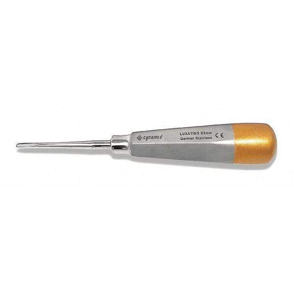 Dental Luxating Elevator, 2 mm, Gold