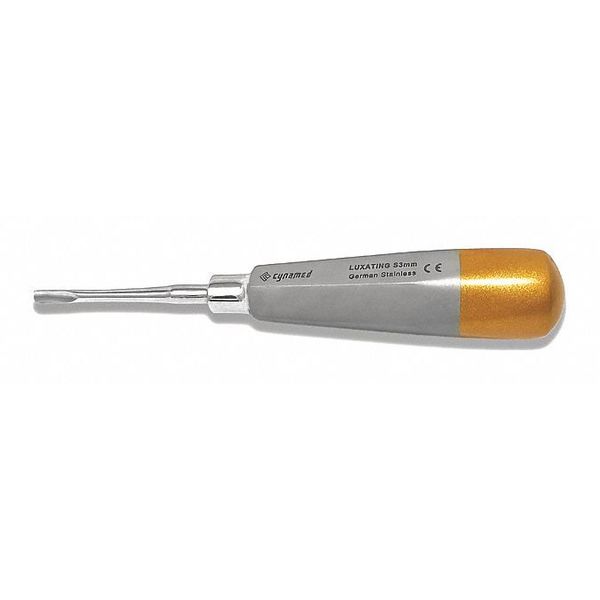 Dental Luxating Elevator, 3 mm, Gold