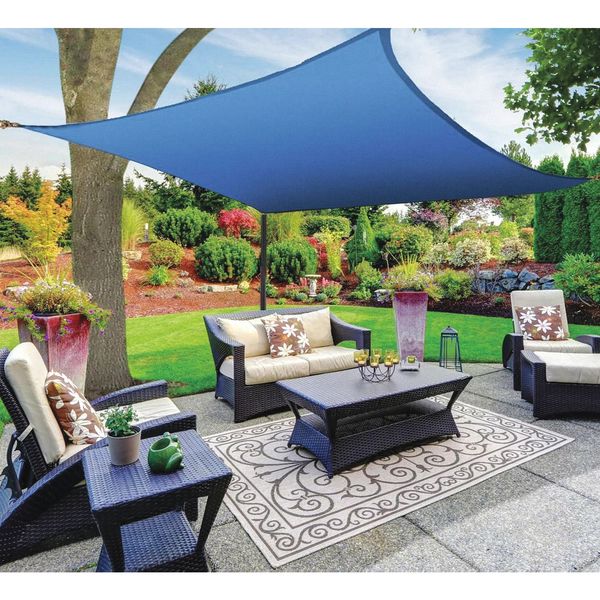 Sail Canopy, Square, Blue, 18ftX18ft