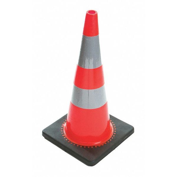 Safety Cone, Orange, Reflective, 28