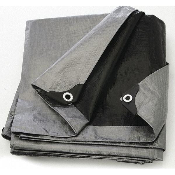 Tarp, Silver/Black, 14x14 weave, 25x40