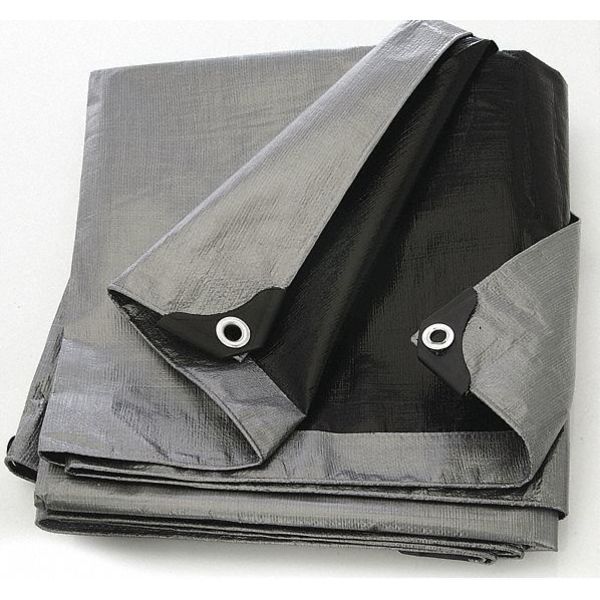 Tarp, Silver/Black, 14x14 weave, 50x50