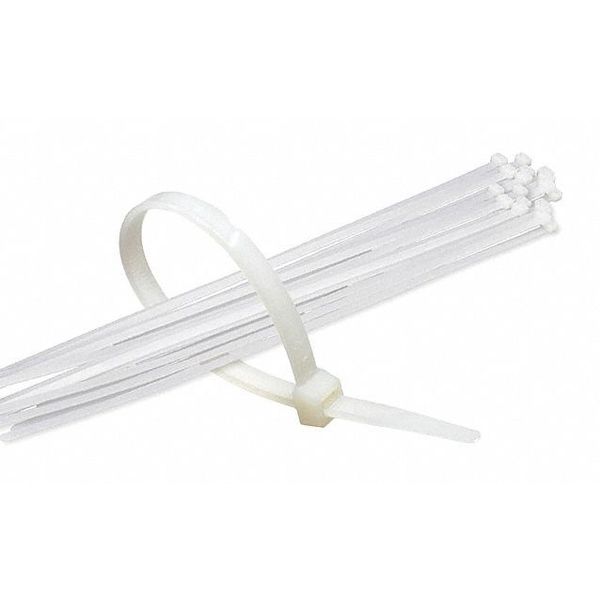 Cable Ties, Clear, Nylon, 8