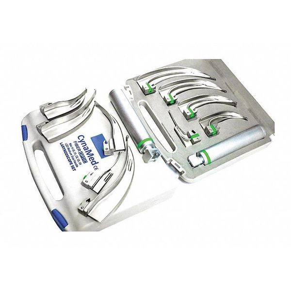 Premium Fiber Optic Mac Laryngoscope Set