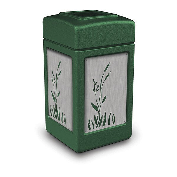 42 gal Trash Can, Green
