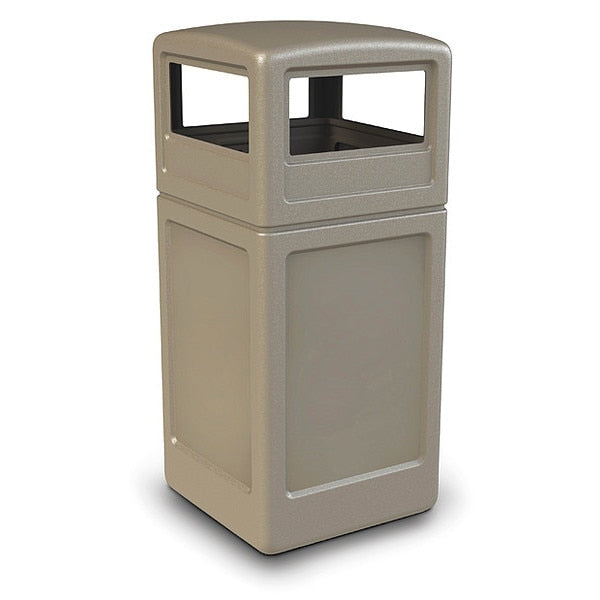 42 gal Trash Can, Beige