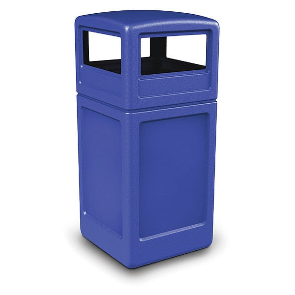 42 gal Trash Can, Blue