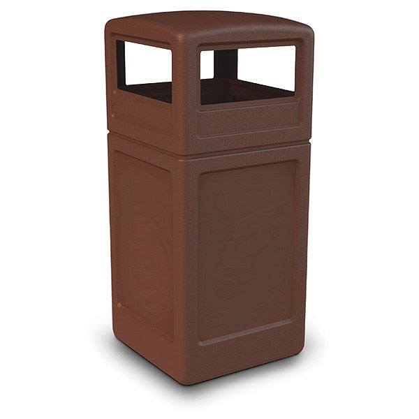 42 gal Trash Can, Brown