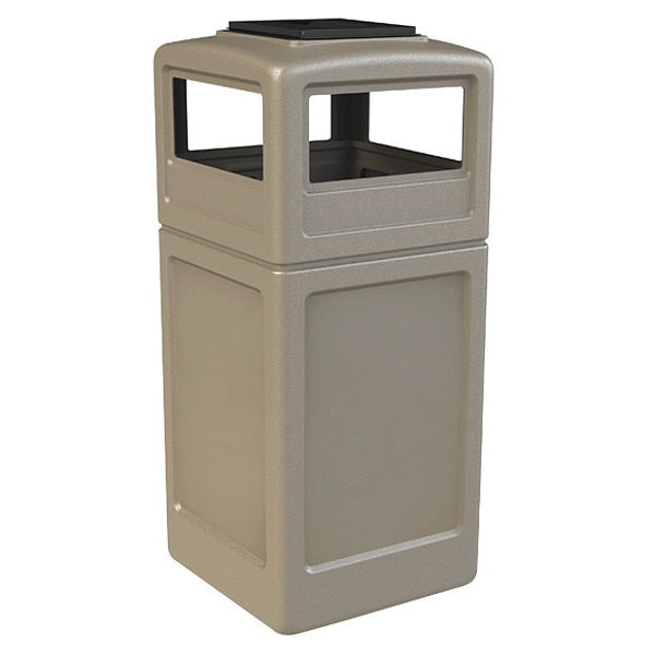 42 gal Trash Can, Beige