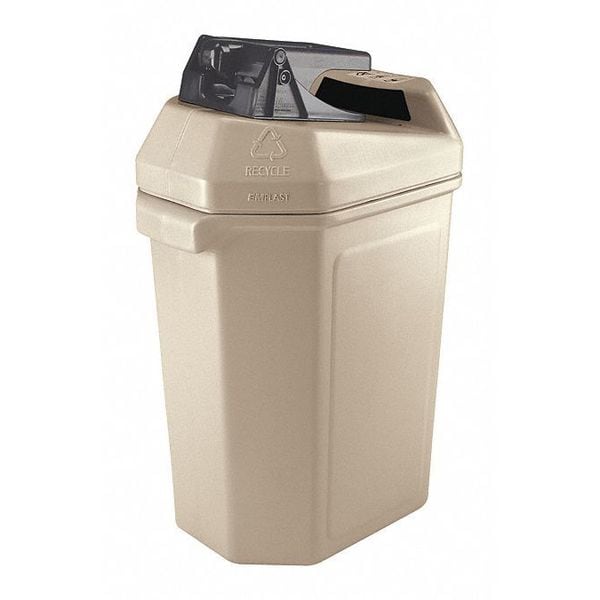Canpactor Can Crusher Waste Container, 30 gal Capacity, Easy to Use, Plastic