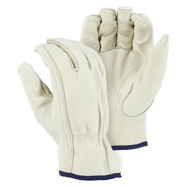 Leather Gloves, Cowhide, Open, 4XL, PK12