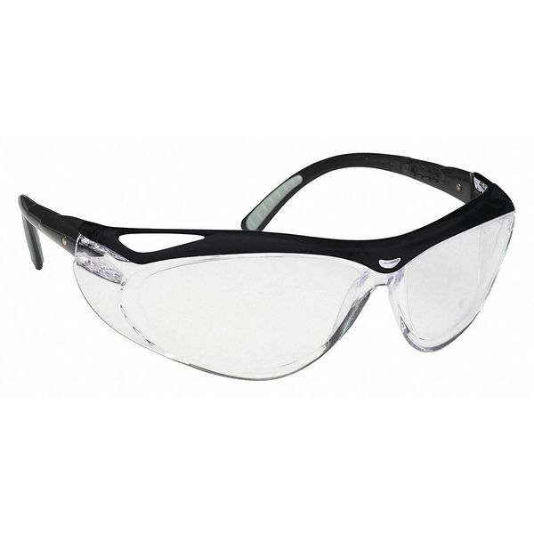 Safety Glasses, Clear Polycarbonate Lens, Scratch-Resistant