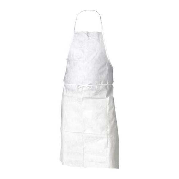 Breath Parti Protect Apron Univ Tie Back WHT 100/Cs