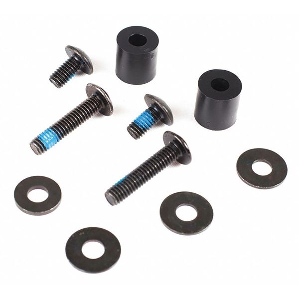 Backplate Connection Set: 4 Screws w/ Washers, Stand Offs