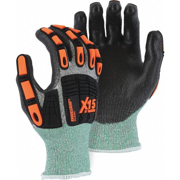 Cut Resistant Impact Coated Gloves, A3 Cut Level, Polyurethane, XL, 12PK