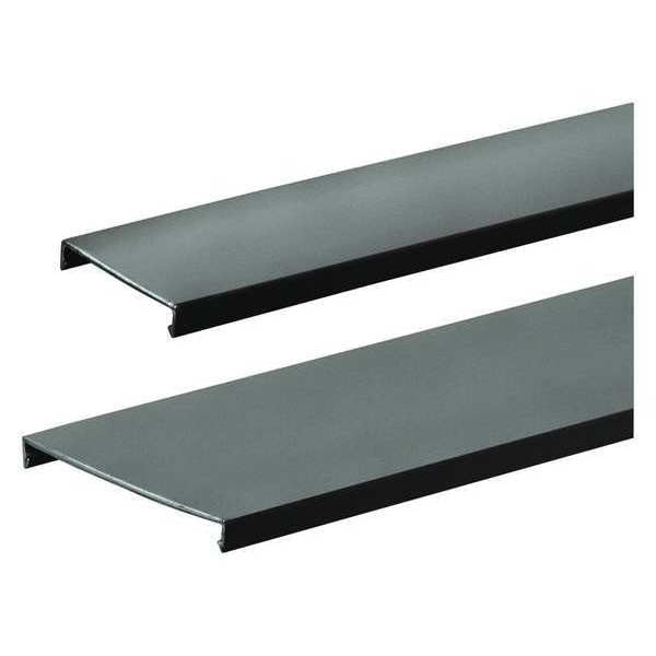 6' Flushed Duct Cover, PVC, Black