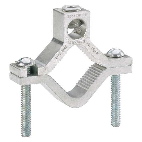 Al Grnd Clamp, Dual Rated, #6-250