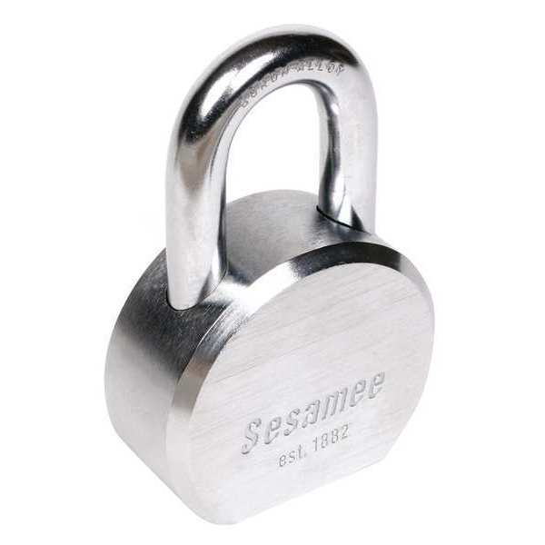 Round Body Steel Keyed Padlock, KD, Steel Body, 7/8