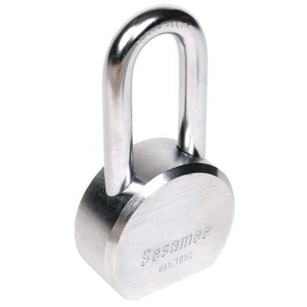 Round Body Steel Keyed Padlock, KD, Steel Body, 7/8