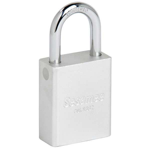 Alum Safety Lockout Padlock, KA, Silver